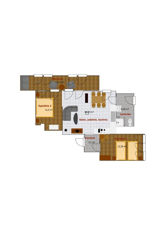 Apartament Roland Świeradów-Zdrój エクステリア 写真